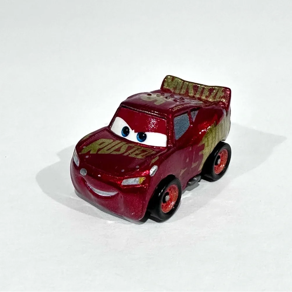 Disney Cars Rusteze Racing Lightning McQueen Metallic Die-cast